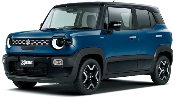 Pioneer Car Navigation System Factory-Installed in Suzuki XBEE Compact SUV